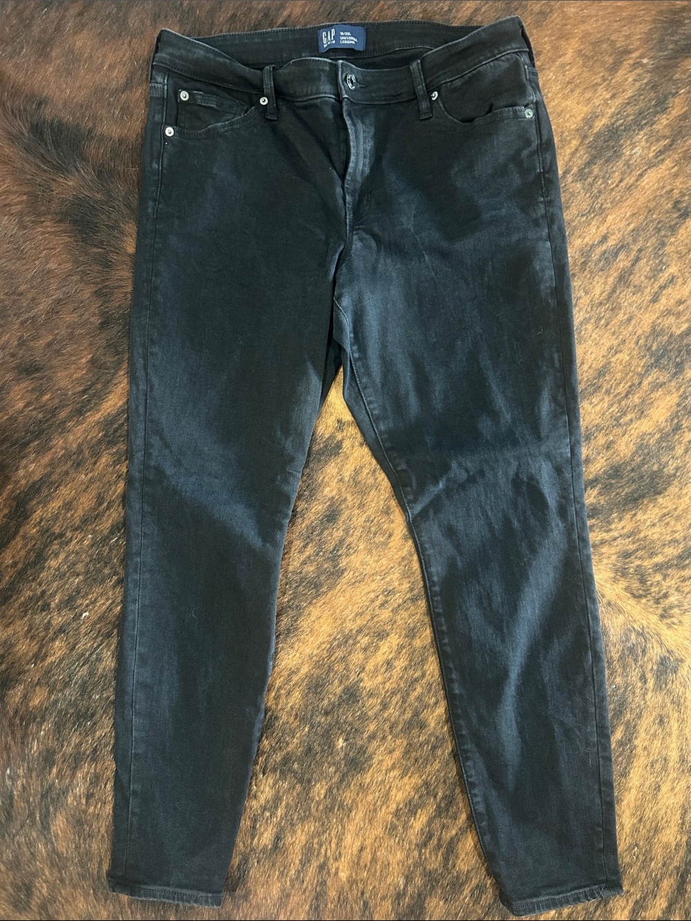 GAP Universal Legging, Jeggings, Black, Size 33